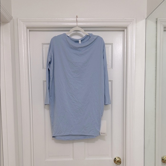lululemon athletica Dresses & Skirts - Lululemon Light Blue Long Sleeve Dress NWT